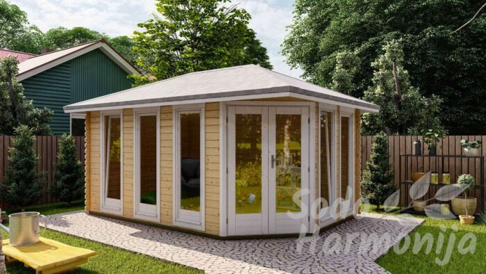 Mediniai sodo nameliai